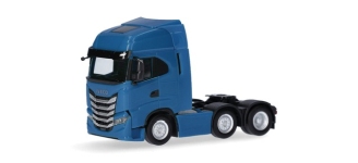 Herpa 317122-003 - H0 - Iveco S-Way 6x2 Zugmaschine - verkehrsblau